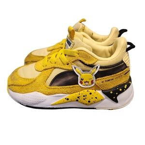 PUMA RS-X POKEMON x Pikachu Shoes Sneakers US 7C Size Toddler w/insoles